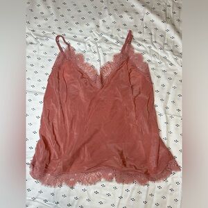 Victoria’s Secret Lace Silk Cami L